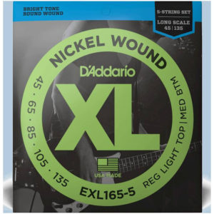 Фото 10 - D'Addario 45-135 XL Nickel Wound Bass EXL165-5.