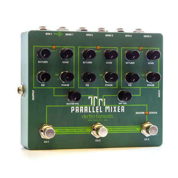 Фото 1 - Electro-Harmonix (EHX) Tri Parallel Mixer Effects Loop Mixer/Switcher (used).