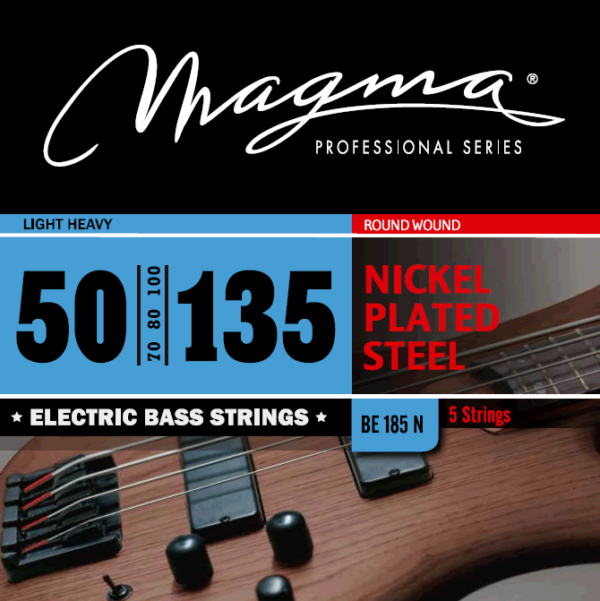 Фото 1 - Magma Strings 50-135 Low B Nickel Plated Steel BE185N.