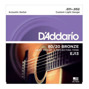 Фото 8 - D'Addario 11-52 EJ Acoustic Guitar Bronze 80/20 EJ13.
