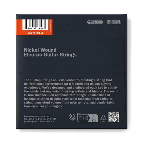 Фото 2 - Dunlop 11-52 Nickel Wound Medium/Heavy DEN1152.