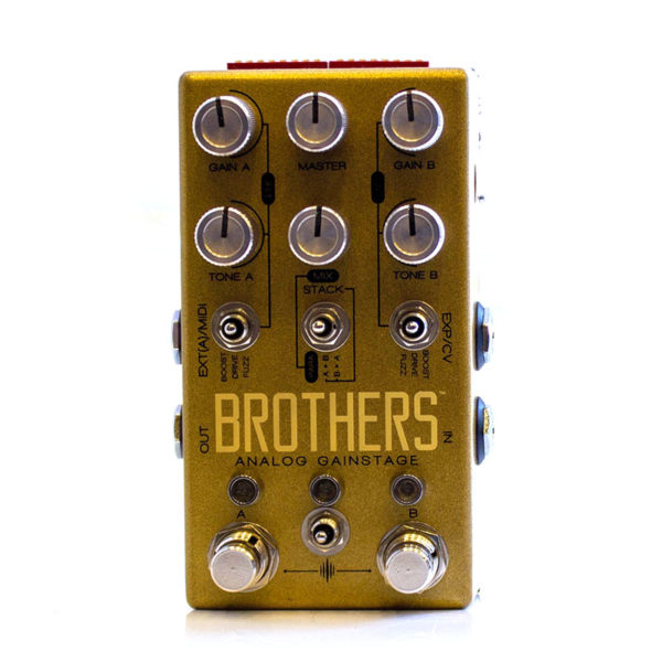 Фото 1 - Chase Bliss Audio Brothers Analog Gain Stage Boost / Overdrive / Fuzz (used).