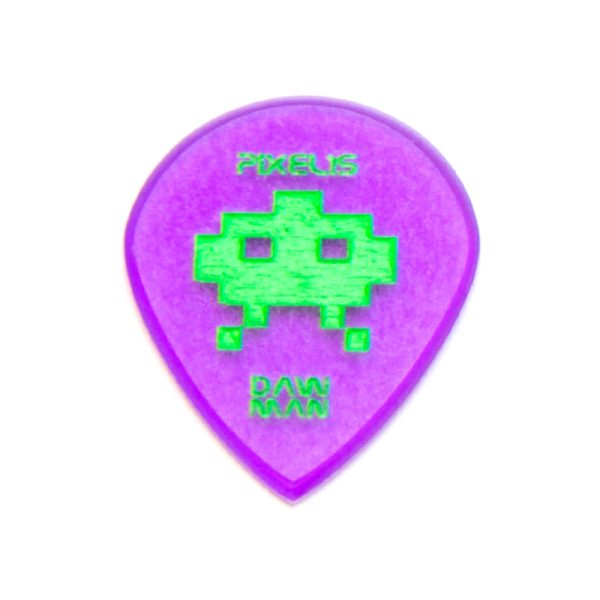 Фото 1 - Медиатор DAW MAN Picks Pixel Jazz III XL 1.5 mm Purple.