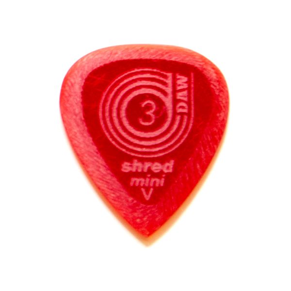 Фото 1 - Медиатор DAW MAN Picks Shredline Pointed Mini 3 mm.
