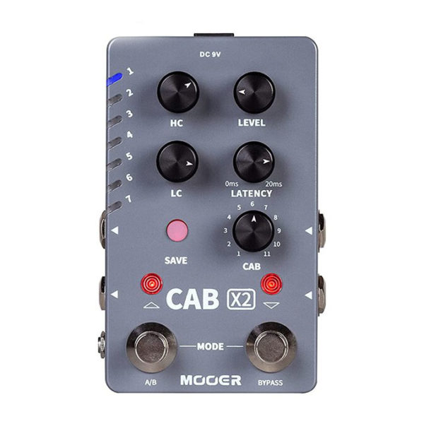 Фото 1 - Mooer Cab X2 Stereo IR Cabinet Simulation Pedal Dual Channel.