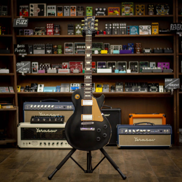 Фото 1 - Gibson Les Paul Studio 2014 120th Anniversary Ebony (Vintage Gloss)﻿ (used).