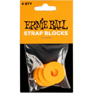 Фото 9 - Стреплоки Ernie Ball 5621 Strap Blocks Оранжевые.