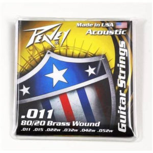 Фото 8 - Peavey 80/20 Acoustic Brass Wound Strings 11-52.