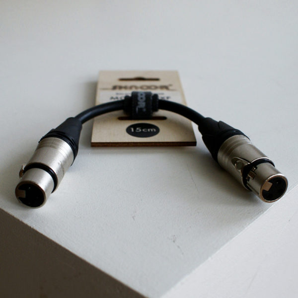 Фото 1 - SHNOOR MC226-XFXF-0,15m Микрофонный кабель.