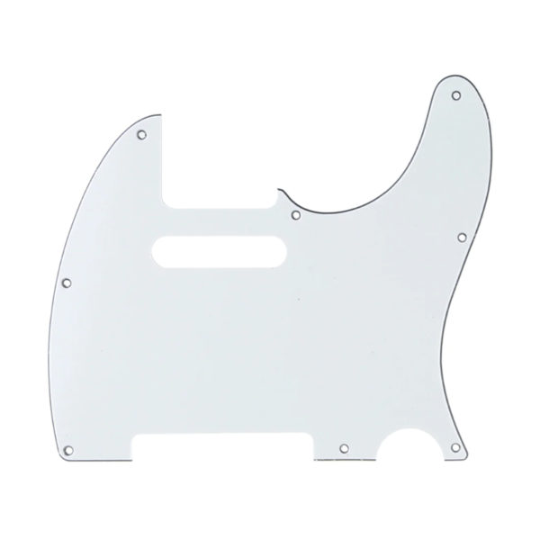 Фото 1 - Musiclily MX1400AW Защитная накладка гитары Telecaster, 3 слоя, состаренная белая.