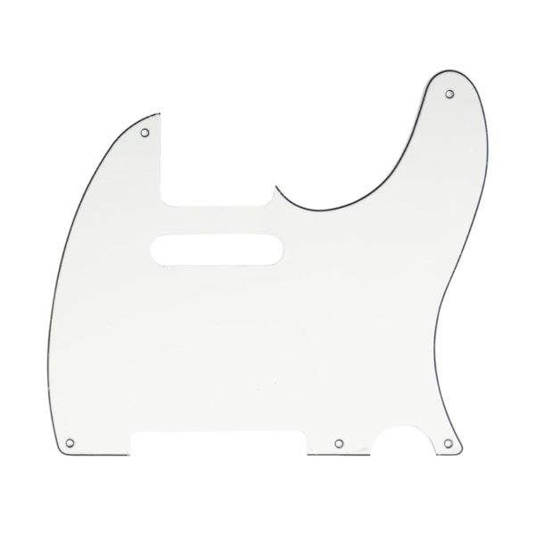 Фото 1 - Musiclily MX1410AW Защитная накладка гитары Fender Telecaster, 3 слоя, состаренный белый.