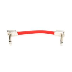Фото 12 - Ernie Ball Flat Ribbon Patch Cable 7.5 см Single Red.