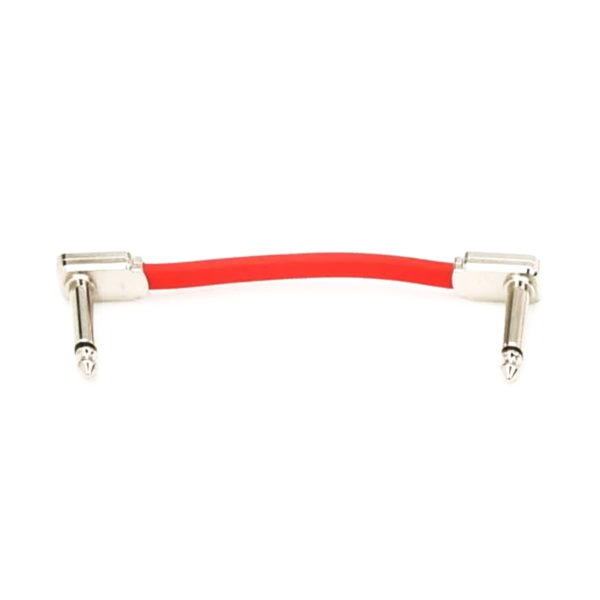 Фото 1 - Ernie Ball Flat Ribbon Patch Cable 7.5 см Single Red.