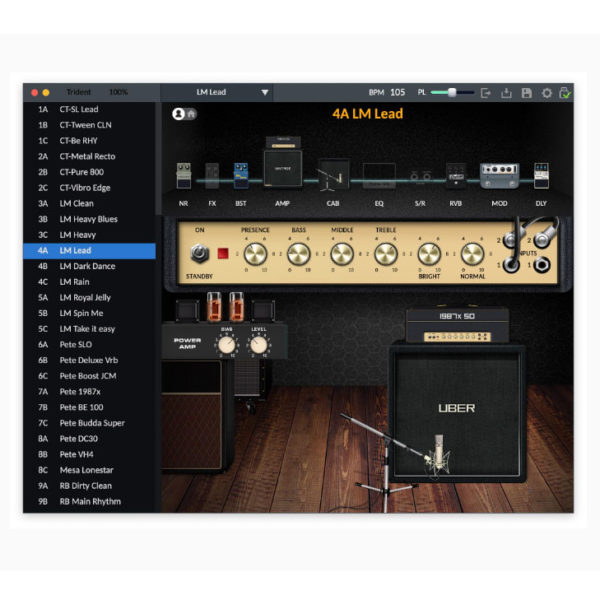 Фото 5 - NUX NME-5 Trident Multi-Effects Processor Amp + IR Loader.