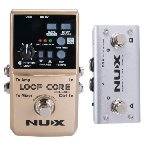 Фото 1 - Nux Loop Core Deluxe Bundle w NMP-2 DUAL Footswitch.