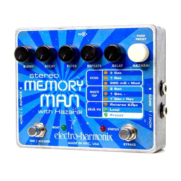 Фото 2 - Electro-Harmonix (EHX) Stereo Memory Man With Hazarai Delay (used).