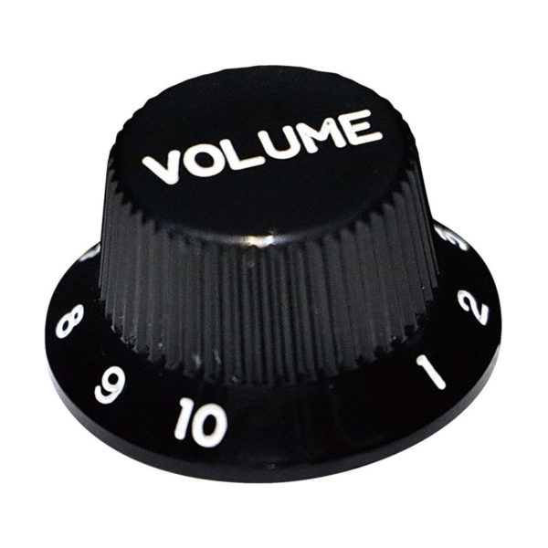 Фото 1 - Hosco KB-240V Ручка потенциометра Volume, черная, метрическая.
