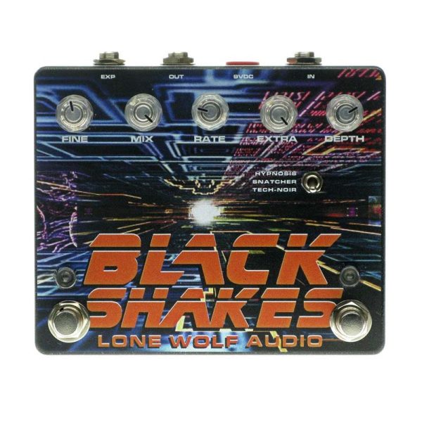 Фото 1 - Lone Wolf Audio Black Shakes Phaser/Sample Hold/Ring Mod (used).
