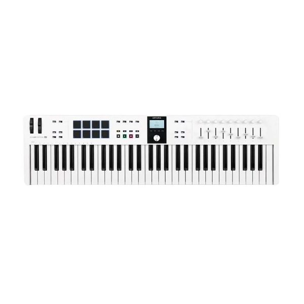 Фото 1 - Arturia KeyLab Essential 61 MK3 White MIDI Keyboard Controller.