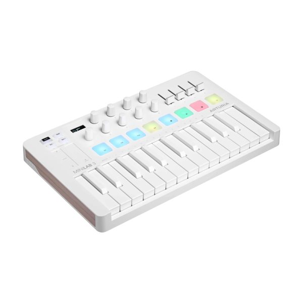 Фото 3 - Arturia MiniLab 3 Alpine White MIDI Keyboard Controller.