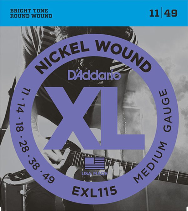 Фото 1 - D'Addario EXL115 XL NICKEL WOUND Blues/Jazz Rock 11-49.