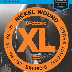 Фото 11 - D'Addario 45-135 XL Nickel Wound Bass EXL165-5.
