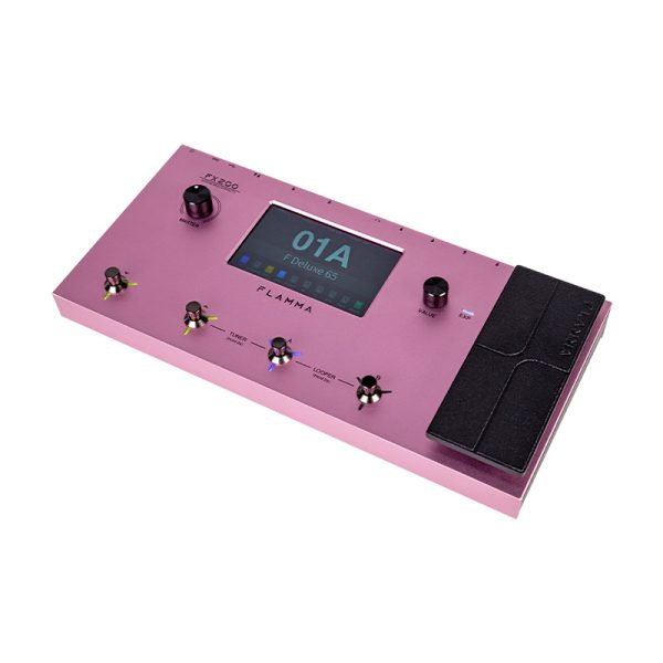 Фото 8 - Flamma FX200 Pink Portable Multi Effects Pedal.