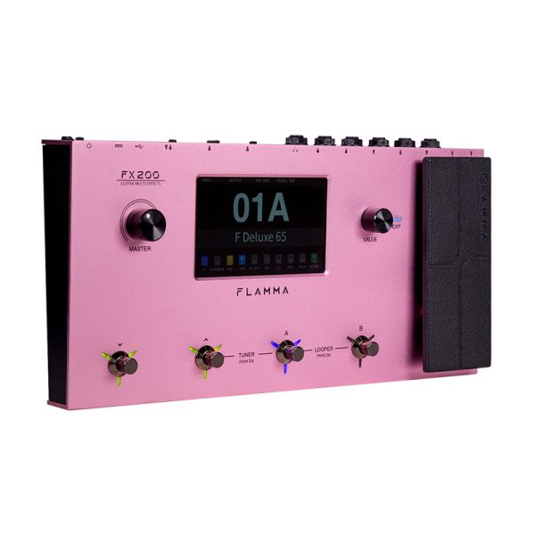 Фото 7 - Flamma FX200 Pink Portable Multi Effects Pedal.