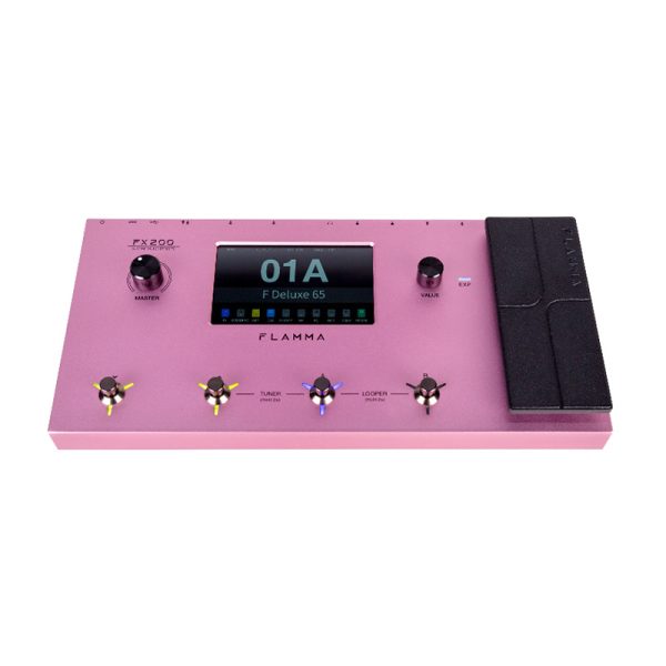 Фото 6 - Flamma FX200 Pink Portable Multi Effects Pedal.