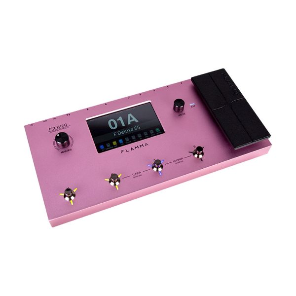 Фото 5 - Flamma FX200 Pink Portable Multi Effects Pedal.