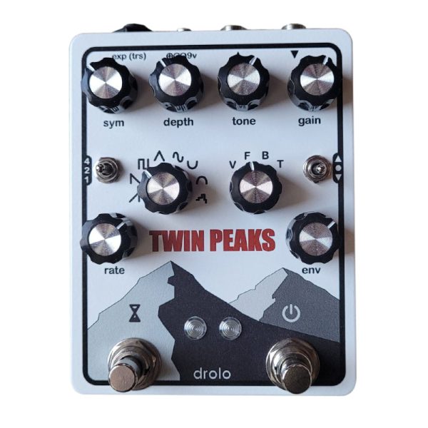 Фото 1 - Drolo Twin Peaks Tap Tempo Harmonic Tremolo (used).