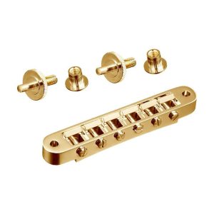 Фото 8 - Бридж для электрогитары Hosco HK-120G Gold.