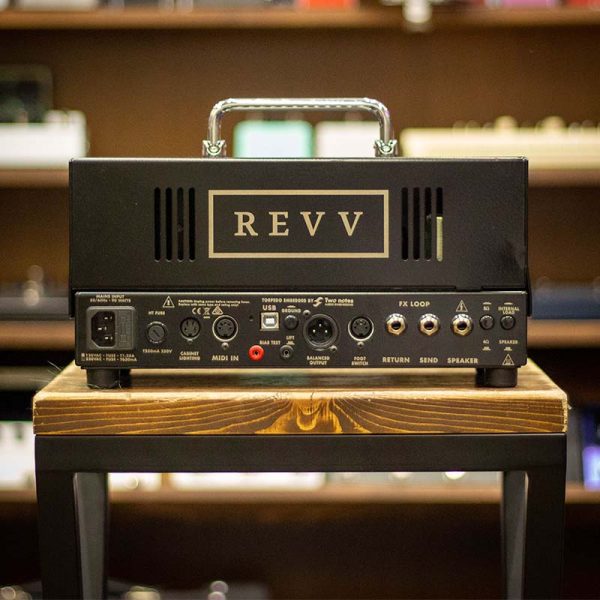 Фото 2 - Revv G20 High Gain Tube Head w/ Built-in Reactive Load - Black (used).