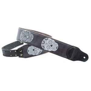 Фото 8 - Гитарный ремень RightOn Straps Leathercraft Sugar Black.