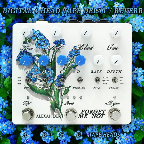 Фото 3 - Alexander Pedals Forget Me Not Digital Tape Echo Delay Emulator.