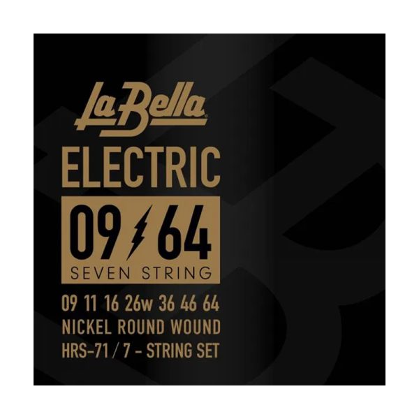 Фото 1 - La Bella HRS-71 Nickel Round Wound 09-64 7 String.