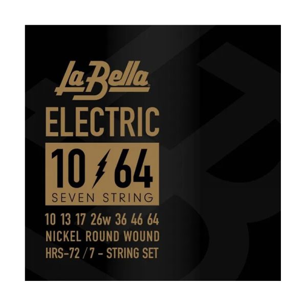 Фото 1 - La Bella HRS-72 Nickel Round Wound 10-64 7 String.