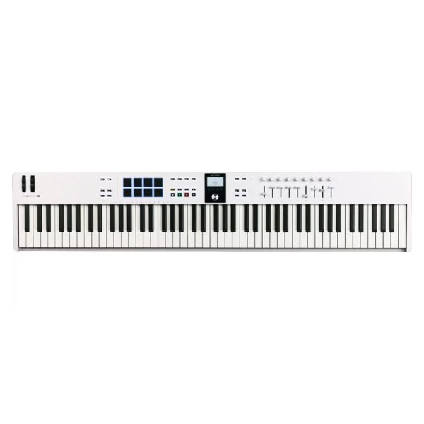 Фото 1 - Arturia KeyLab Essential 88 MK3 White MIDI Keyboard Controller.