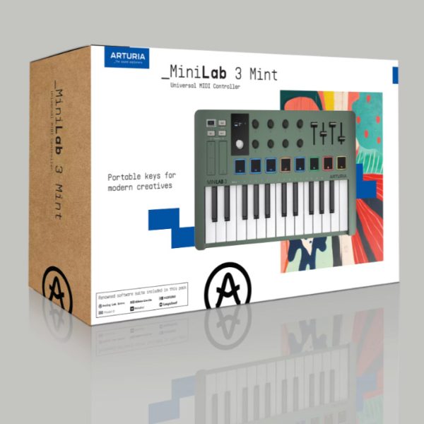 Фото 6 - Arturia MiniLab 3 Mint Edition MIDI Keyboard Controller.