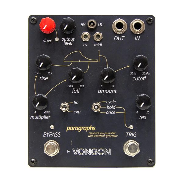 Фото 1 - Vongon Paragraphs Resonant Lowpass Filter with Waveform Generator (used).