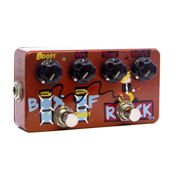 Фото 2 - Zvex Effects Box of Rock Distortion/Overdrive Hand Painted (used).