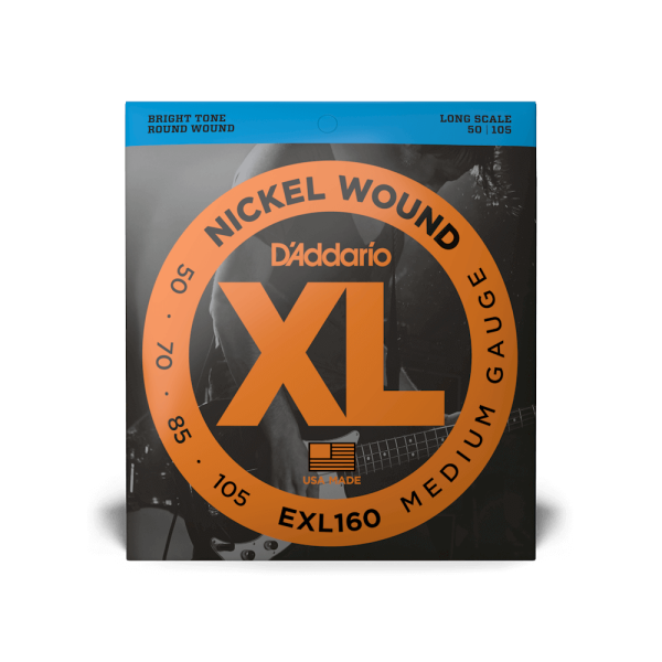 Фото 1 - D'Addario 50-105 Nickel Long Scale EXL160.