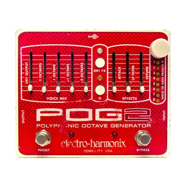 Фото 1 - Electro-Harmonix (EHX) POG 2 Polyphonic Octave Generator (used).