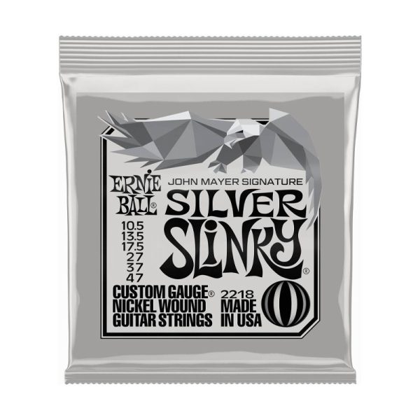 Фото 3 - Ernie Ball 10.5-47 John Mayer Silver Slinky Nickel Wound 3817 Pack 6.