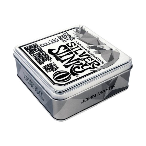 Фото 2 - Ernie Ball 10.5-47 John Mayer Silver Slinky Nickel Wound 3818 Pack 3.