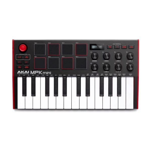 Фото 1 - AKAI MPK Mini MK3 MIDI-клавиатура.