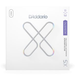 Фото 9 - D'Addario XSABR1152-3P XS Bronze 80/20 11-52, 3 комплекта.