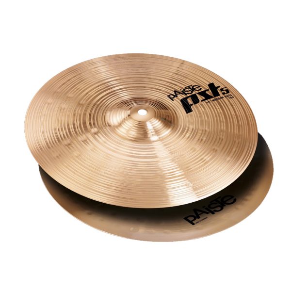 Фото 1 - Paiste 0000683714 New PST 5 Medium Hats Хай-хэт тарелки 14".