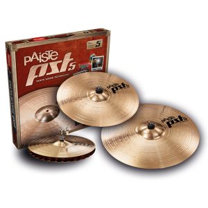 Фото 8 - Paiste 000068RSET New PST 5 Rock Set Комплект тарелок 14"/16"/20".