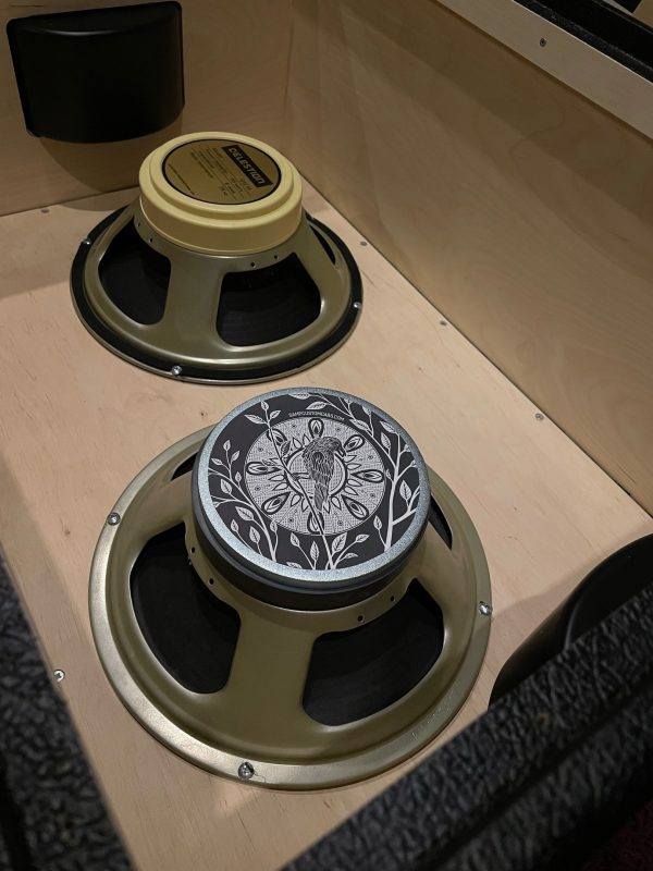 Фото 5 - Samp Custom Celestion Vintage 30+G12M-65 Creamback 120W 2x12 Черный горизонтальный кабинет.